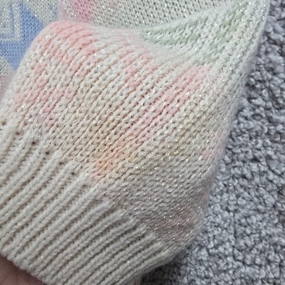 Vintage Venezia Sweater Womens 18/20 Knit Long Sleeve Pastel Grannycore USA - Picture 7 of 12